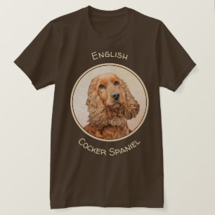 English Cocker Spaniel Painting - Original Dog Art T-Shirt