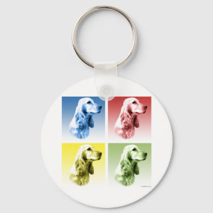 English Cocker Spaniel Pop Key Ring