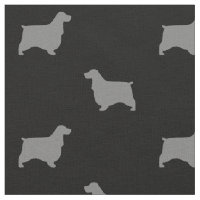 English Cocker Spaniel Silhouettes Pattern