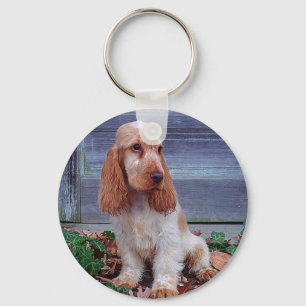 English Cocker Spaniels Key Ring