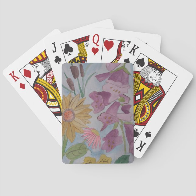 English Cottage Garden Playing Cards (Back)