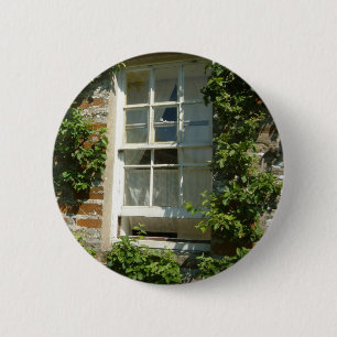 English Cottage I Charming 6 Cm Round Badge