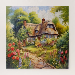 English Cottage Jigsaw Puzzle