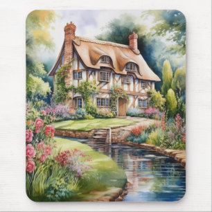 English Cottage Mouse Pad