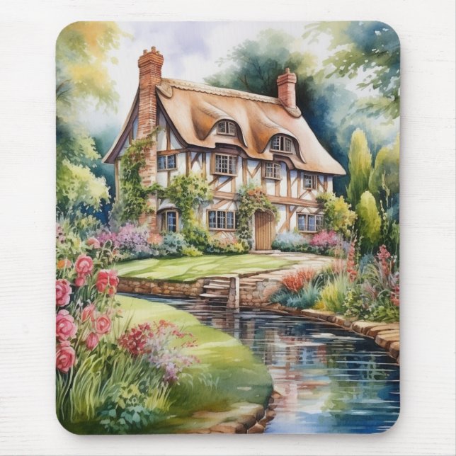 English Cottage Mouse Pad (Front)