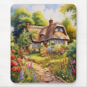 English Cottage Mouse Pad