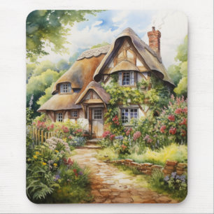 English Cottage Mouse Pad