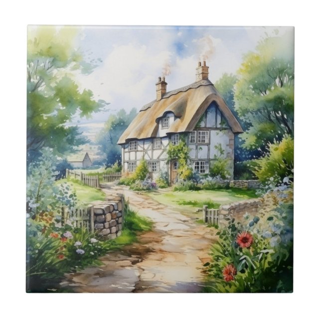 English Cottage Tile (Front)