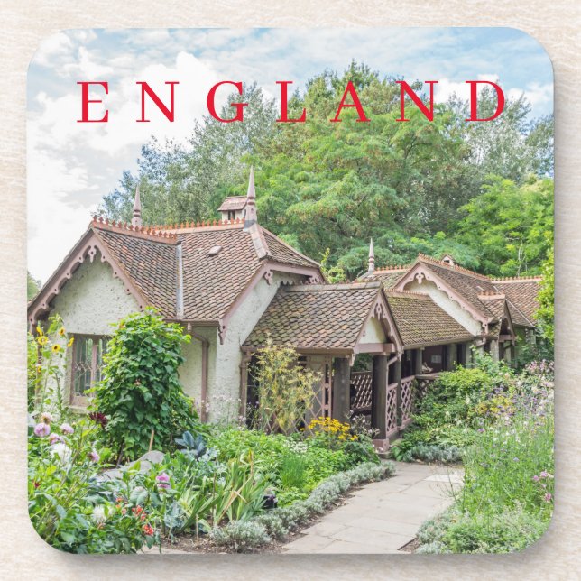 English cottage view coasters (Front)