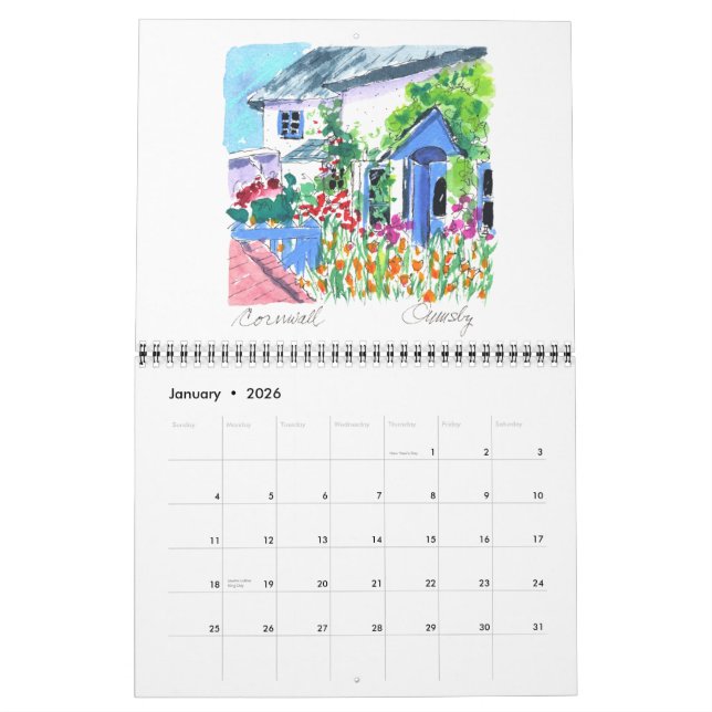 English Country Cottages 2013 Calendar (Jan 2026)