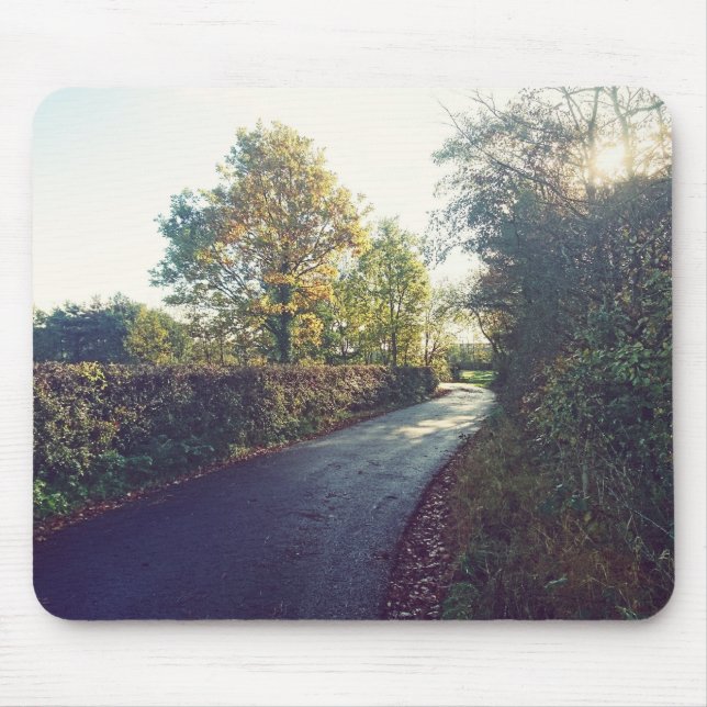 English Country Road  Mouse Pad (Front)