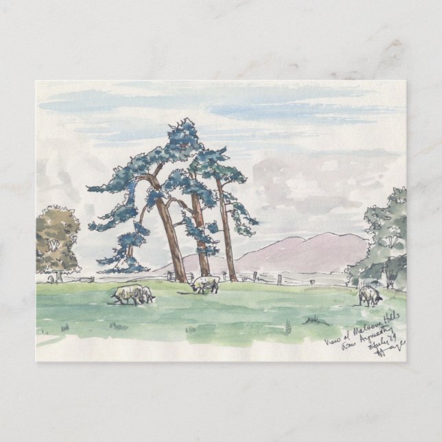 English Countryside Postcard (Front)