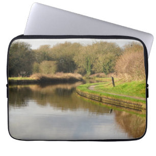 English Countryside Rural Landscape Laptop Sleeve