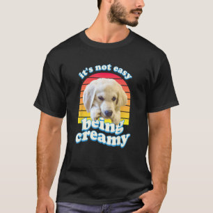 English Cream Golden Retriever  ECGR Puppy Vintage T-Shirt