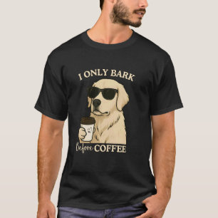 English Cream Golden Retriever Gifts Mum Dad Coffe T-Shirt