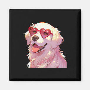 English Cream Golden Retriever Mom Gifts Heart Gle Magnet
