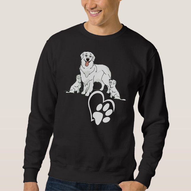 English Cream Golden Retriever Sweatshirt (Front)