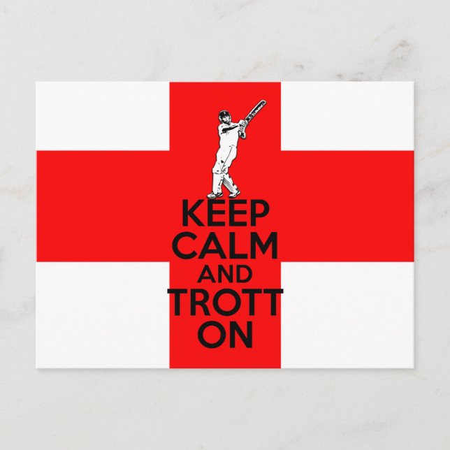 English cricket postcard (Front)