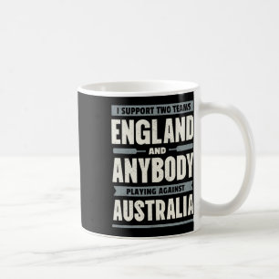 English Cricket Shirt Two Teams Not Australia Funn Coffee Mug