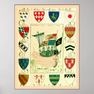English Crusaders Poster