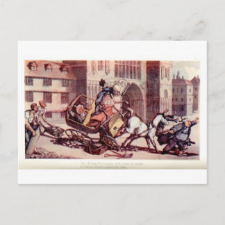 English Dance of death postcard 23