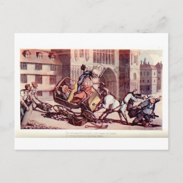 English Dance of death postcard 23 (Front)
