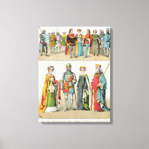 English Dress Canvas Print
