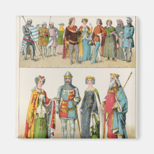 English Dress Magnet