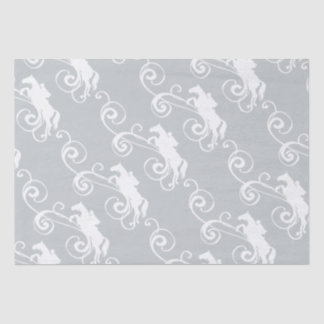 English Equestrian Flourish Tissue Paper