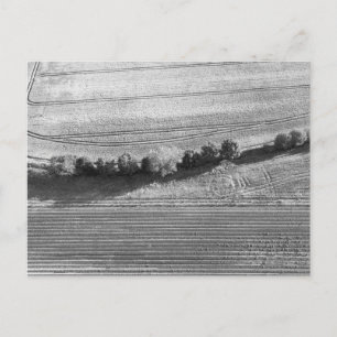 English Farm Aerial View Postcard