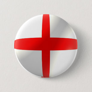 English Flag 6 Cm Round Badge
