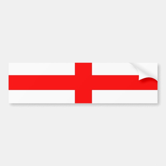 English flag bumper sticker (Front)
