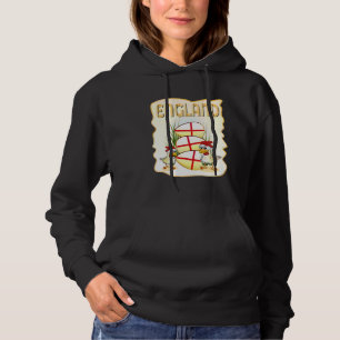 ENGLISH FLAG CHICKEN POULTRY GREAT BRITAIN ENGLAND HOODIE