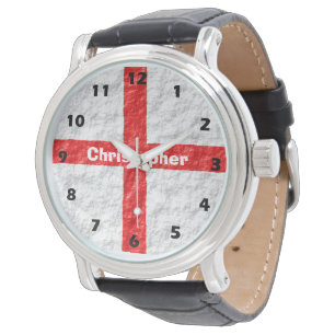 English Flag Design Watch