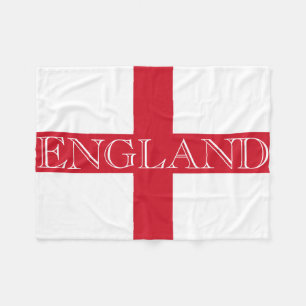 English Flag England fbcnt Fleece Blanket