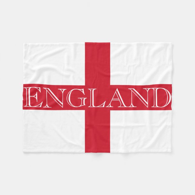 English Flag England fbcnt Fleece Blanket (Front (Horizontal))