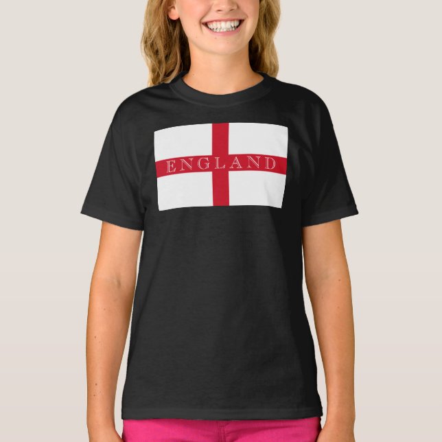 English Flag England gccnt T-Shirt (Front)