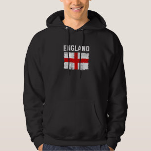 English Flag England St George Cross Hoodie