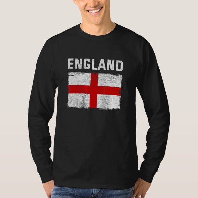 English Flag England St George Cross T-Shirt (Front)