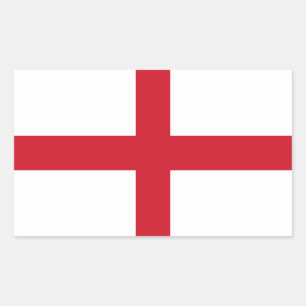 English Flag, Flag of England Rectangular Sticker
