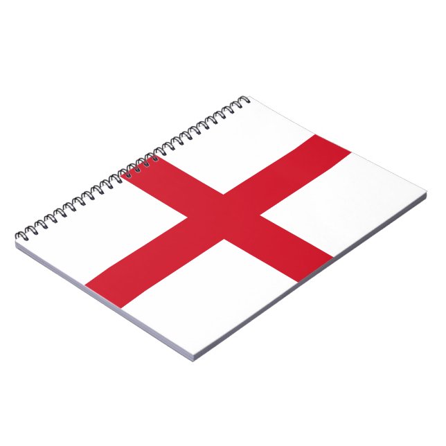 English Flag Notebook (Left Side)