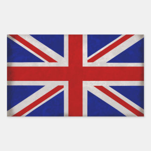English flag of England textured Rectangular Sticker