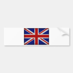 English Flag of Textured England Bumper Sticker