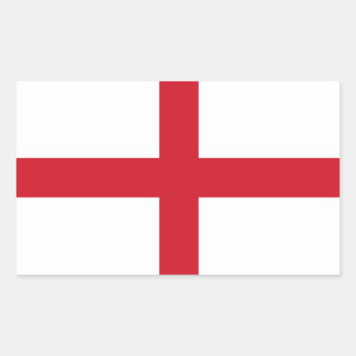 English Flag Rectangular Sticker