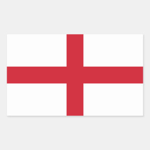 English flag rectangular sticker