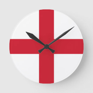English flag round clock
