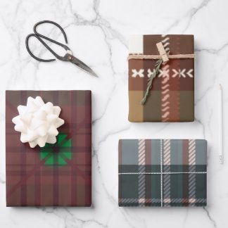 English Folk Plaid Stationery Set Wrapping Paper Sheet