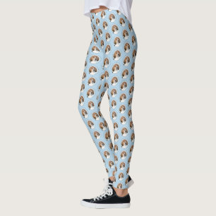 English Foxhound Painting - Cute Original Dog Art Leggings