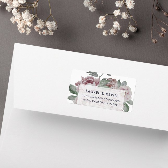 English Garden | Floral Return Address Labels (Creator Uploaded)