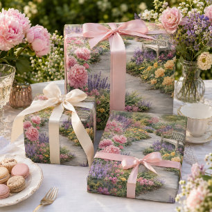 English Garden Floral Wrapping Paper